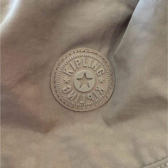Kipling Beige Backpack with Charm - Picture 3 of 9